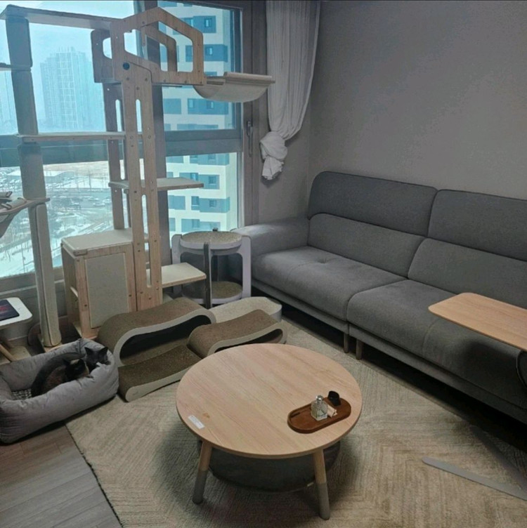 일룸 오클랜드 아쿠아패브릭 소파 3.5인 이미지