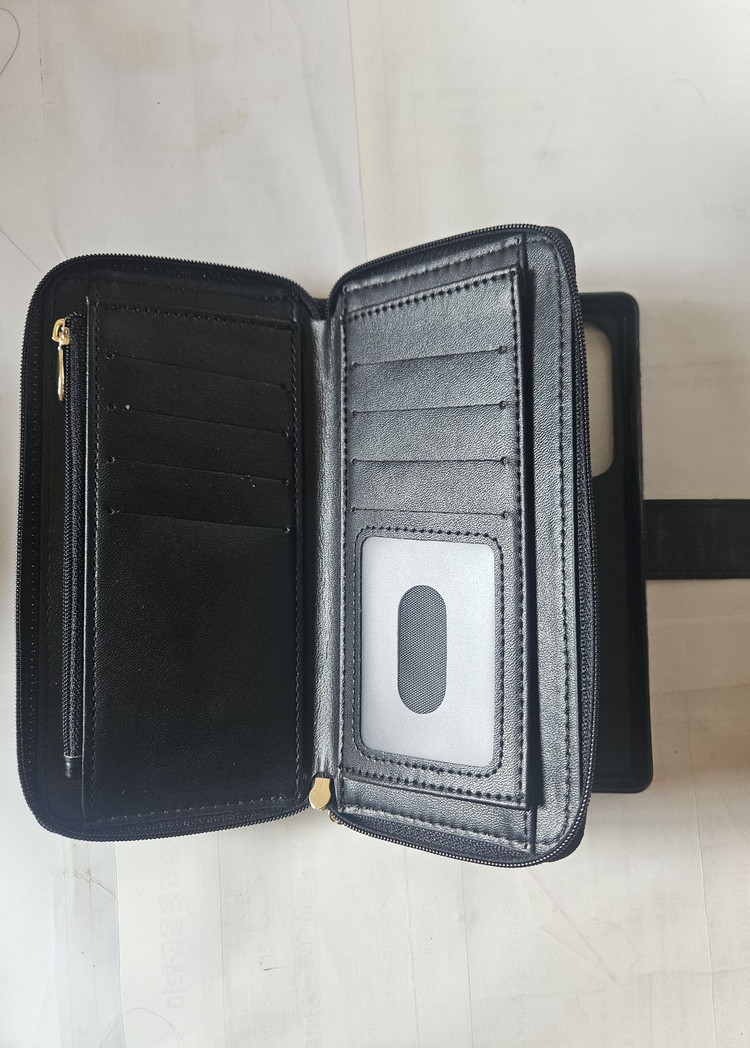 갤럭시s25울트라 다이어리 지갑형 스트랩+크로스 스트랩가죽 케이스 이미지