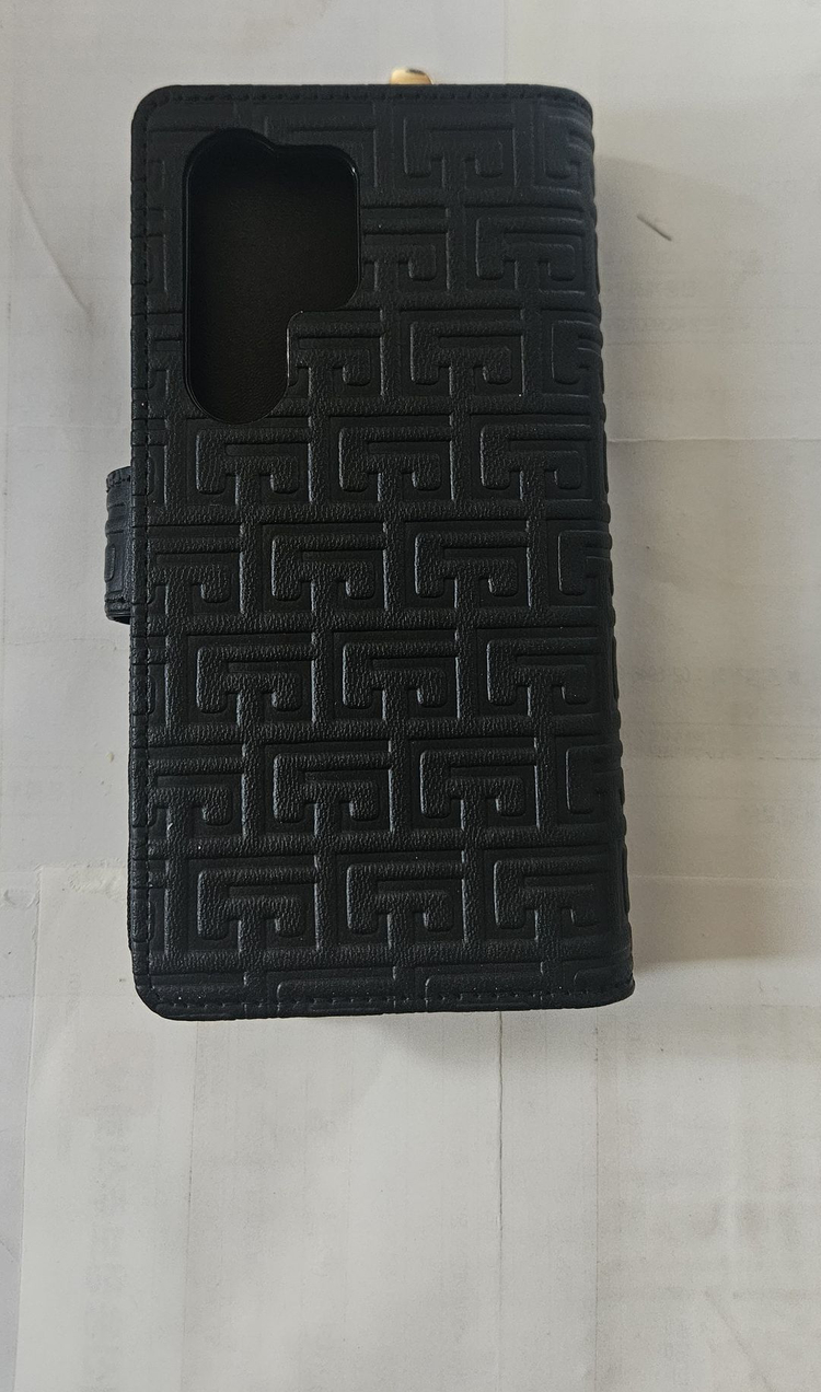 갤럭시s25울트라 다이어리 지갑형 스트랩+크로스 스트랩가죽 케이스 이미지