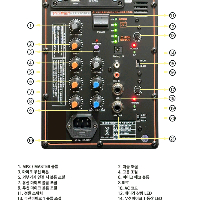 [중고] 프로메인 앰프내장형 USB 블루투스 이동식 스피커 (MPS-120PBIII) 이미지