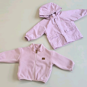 아떼아떼스튜디오 3way 후리스 바람막이 세트 90 이미지