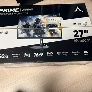 앱코 27F540 프라임 Fast-ips FHD 무결점 27인치 540hz 게이밍 모니터 이미지