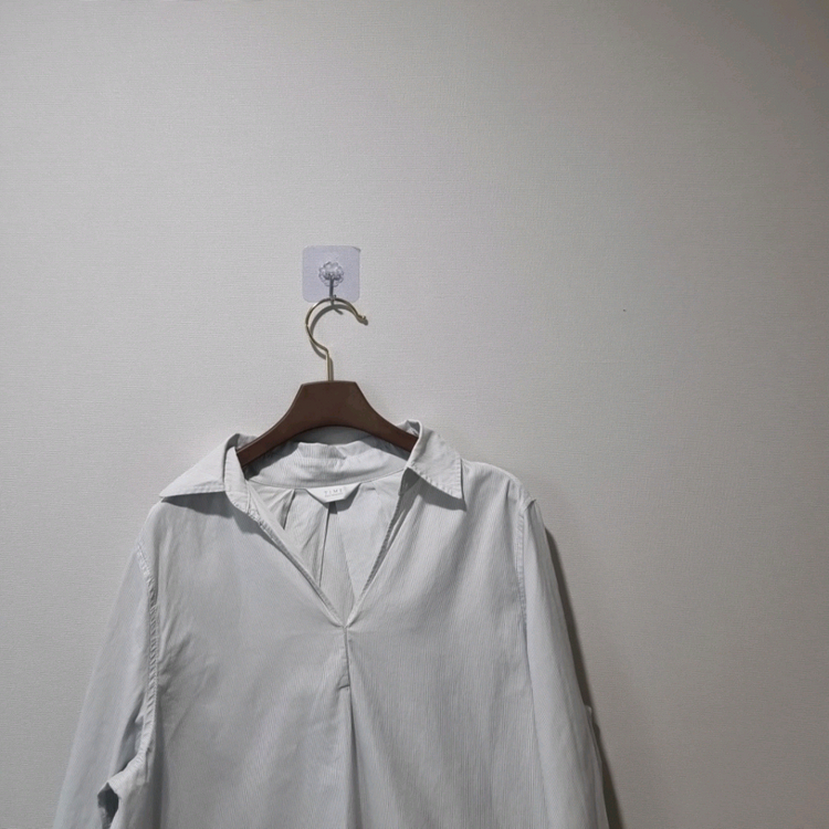 타임 TIME 스트라이프 블라우스 F 프리사이즈 (55-66) 이미지