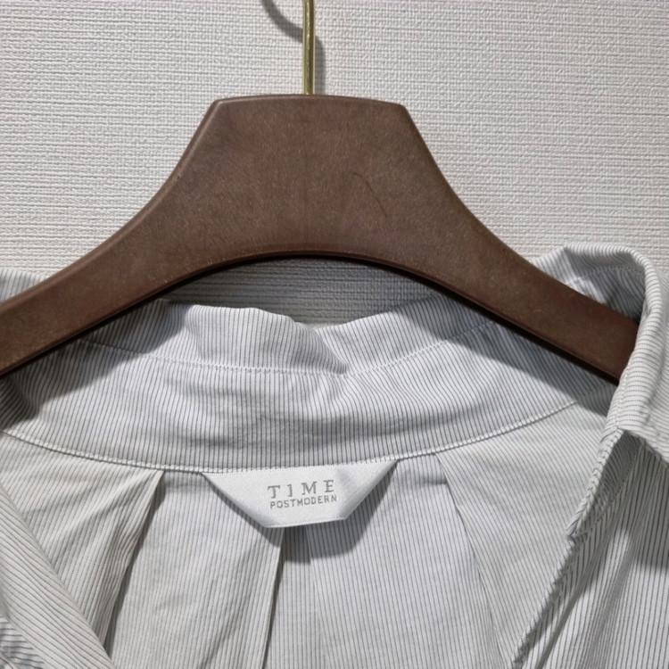 타임 TIME 스트라이프 블라우스 F 프리사이즈 (55-66) 이미지
