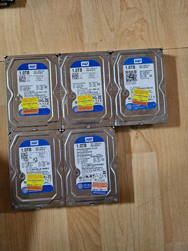 급매 WD 1TB HDD 하드디스크 개당 8만 - 안심되는 중고거래