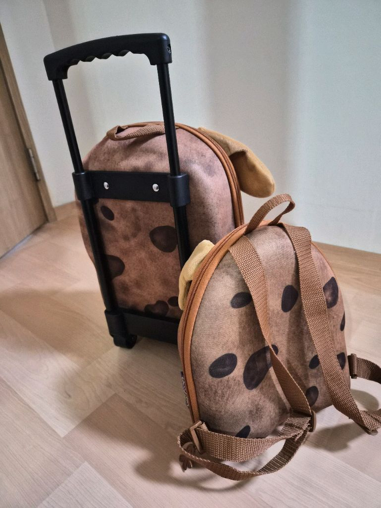 아동 유아 여행 강아지 캐리어 백팩 세트 이미지