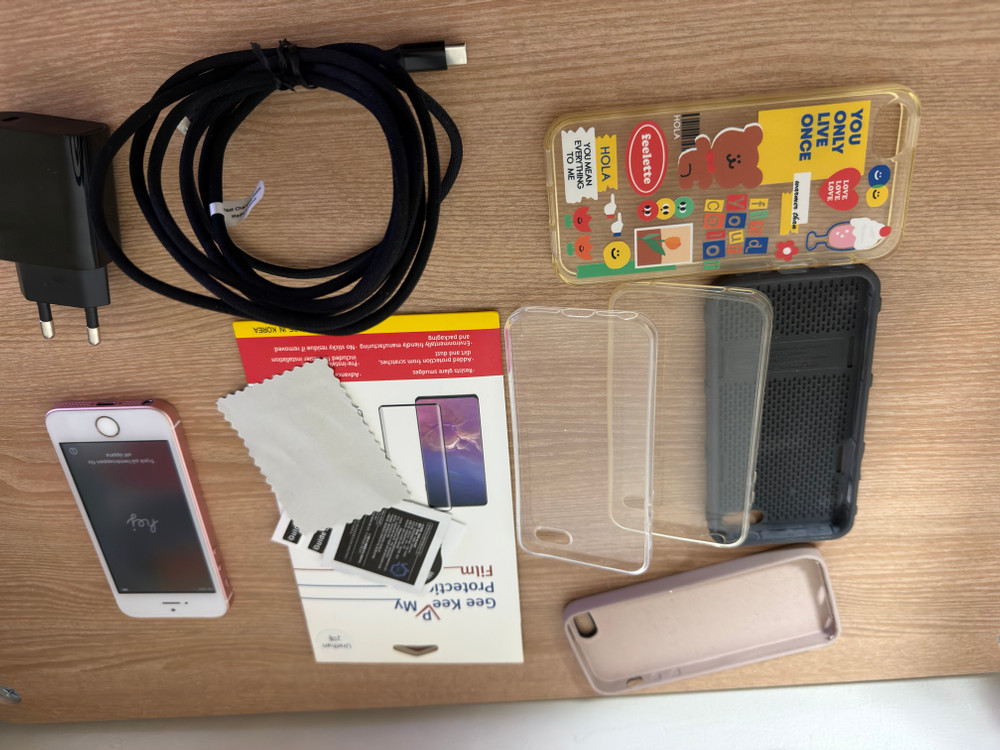 아이폰 se 로즈골드 16GB(해외, 카메라 무음) 이미지