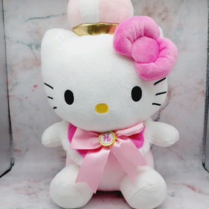 산리오 헬로키티 왕관 봉제인형 27센치 이미지
