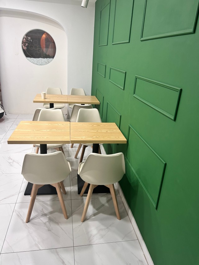 [최저가]원목 카페 식당 식탁 책상 화장대 테이블 의자 이미지