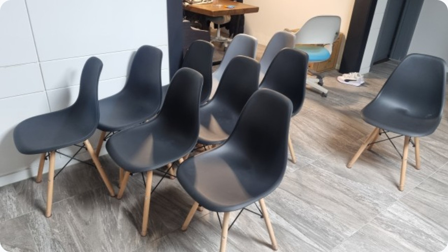 [최저가]원목 카페 식당 식탁 책상 화장대 테이블 의자 이미지