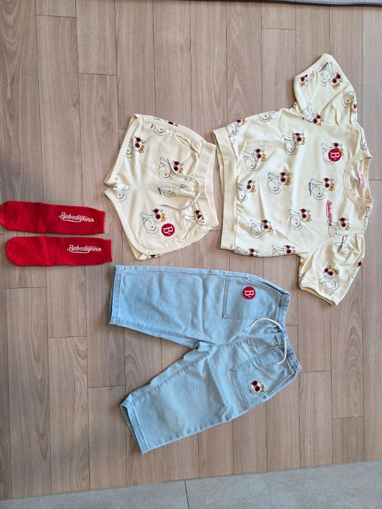 베베드피노 사라 상하(110.120)+ 팬츠 110 +니삭스 이미지