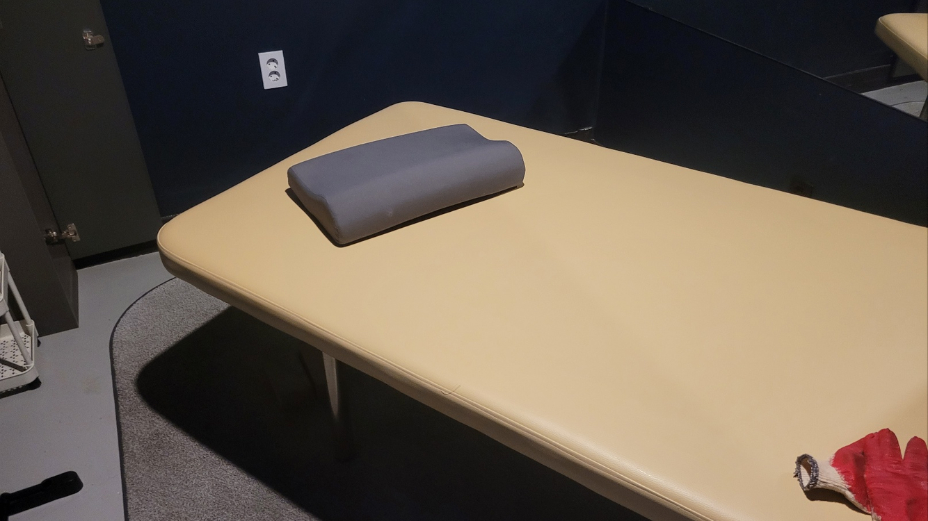 중고 열선 온열 마사지베드 비닐커버 반영구침대 마사지침대 이미지