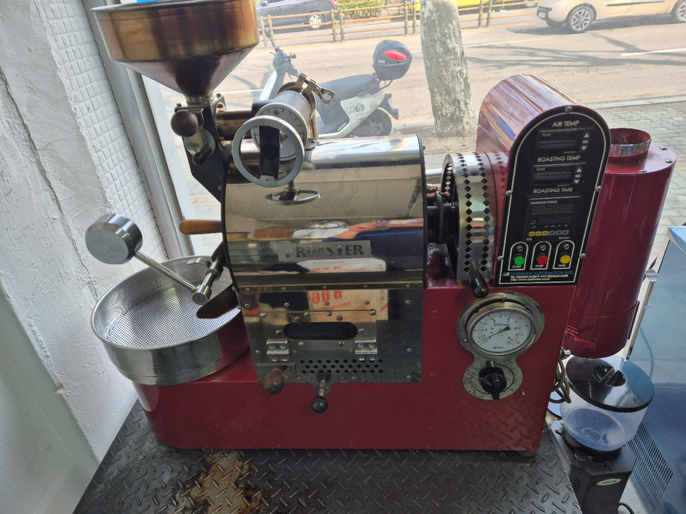 전문가용 커피 로스터기.( 태환 산업) 이미지