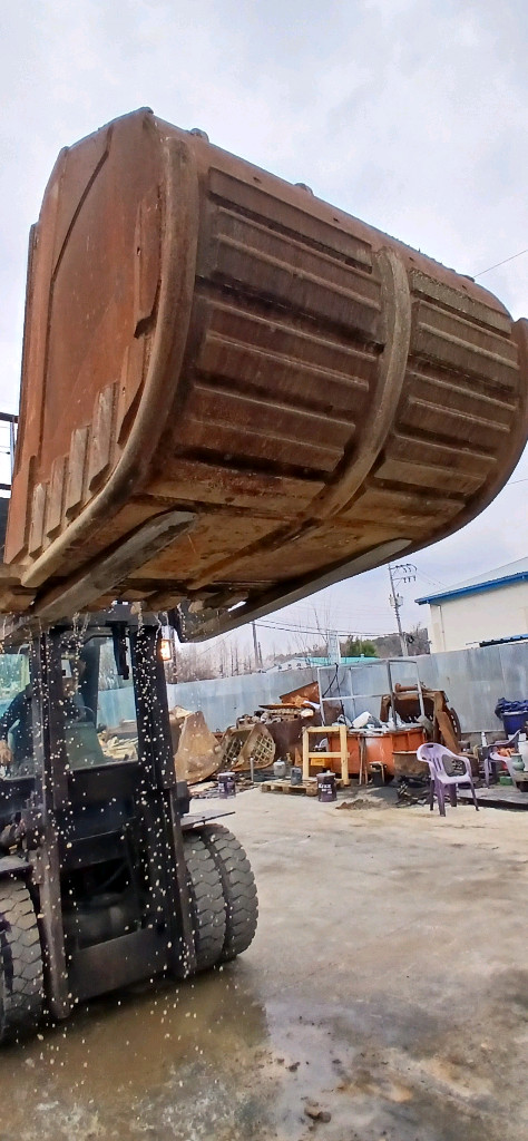 텐바가지2.2루베완벽보강 포크레인 굴삭기 바가지 이미지