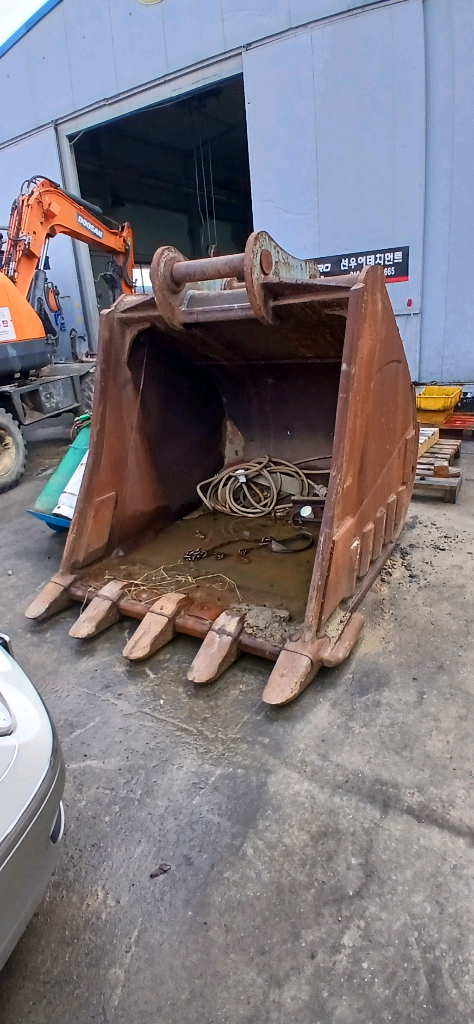 텐바가지2.2루베완벽보강 포크레인 굴삭기 바가지 이미지