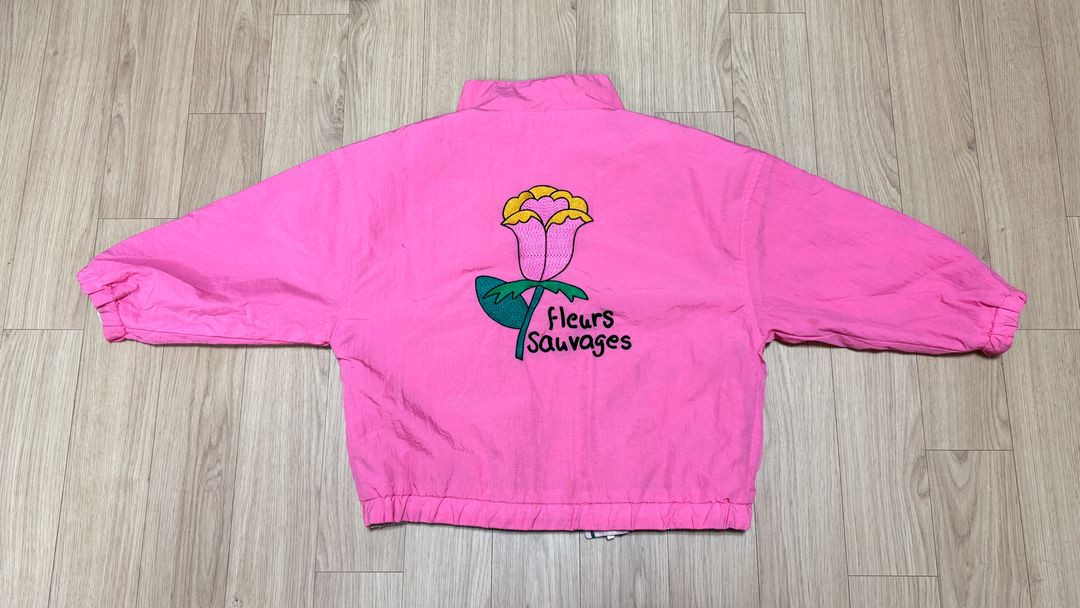 리미떼두두 핑크 플라워 리버시블 점퍼 L사이즈 이미지