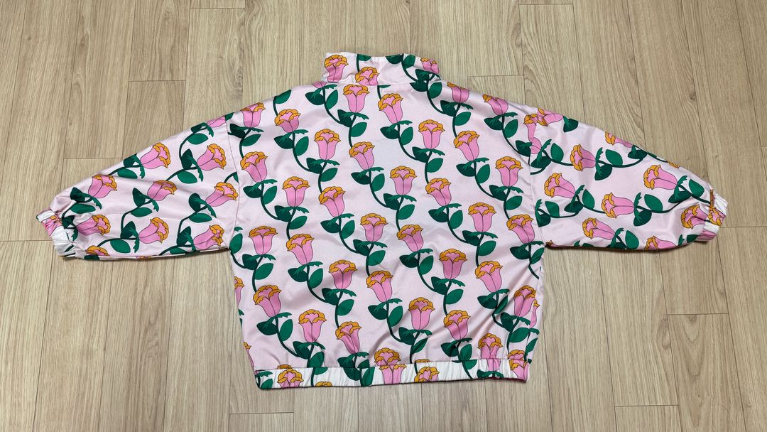 리미떼두두 핑크 플라워 리버시블 점퍼 L사이즈 이미지