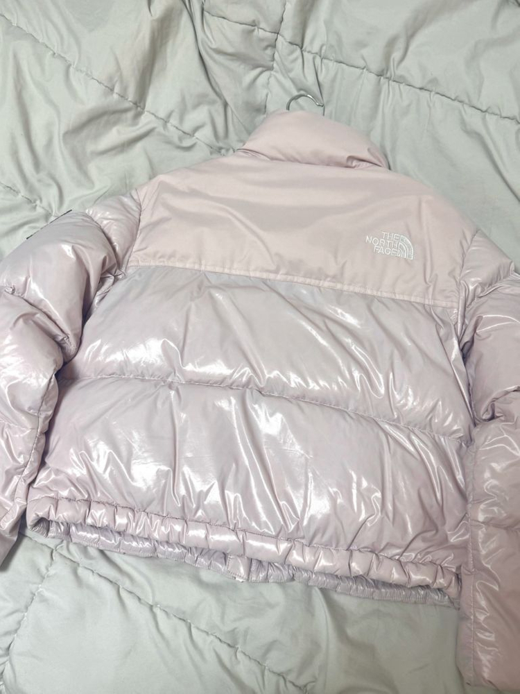 노스페이스 화이트 라벨 눕시 라이트핑크 M 숏패딩 이미지