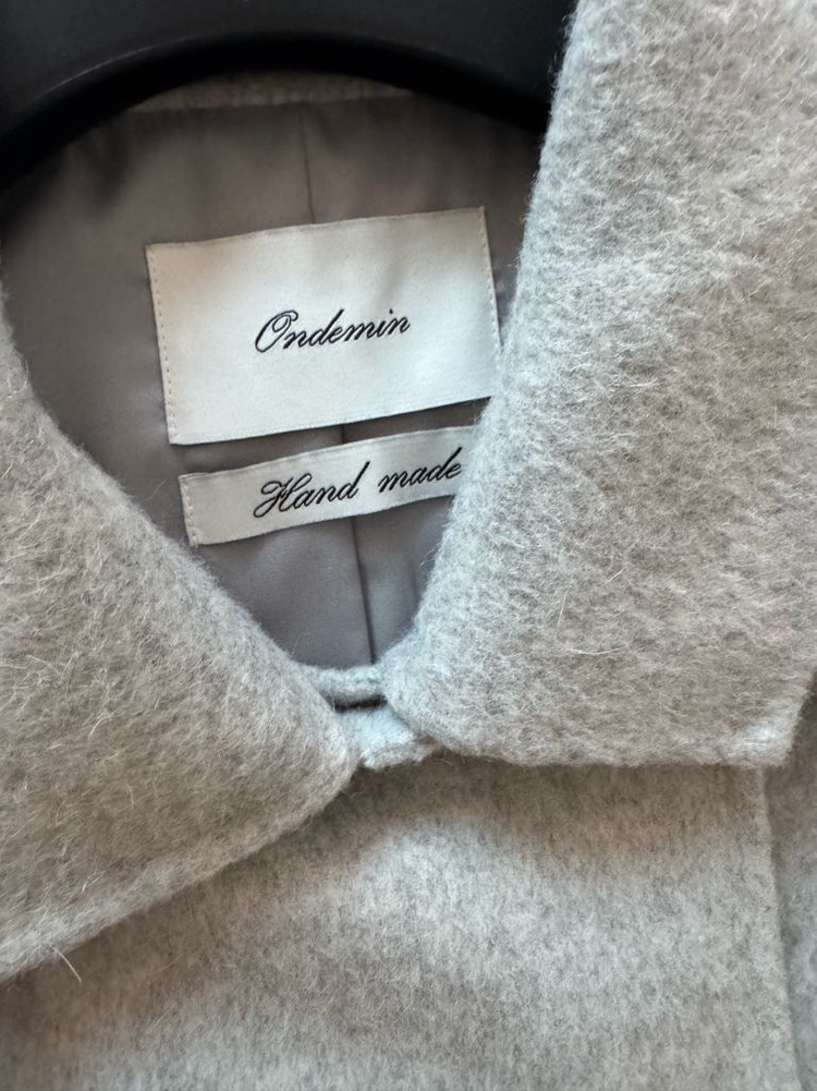 새상품) 온드민 로엔 하프 핸드메이드 코트 라이트 그레이 Roen Half Handmade Coat 이미지