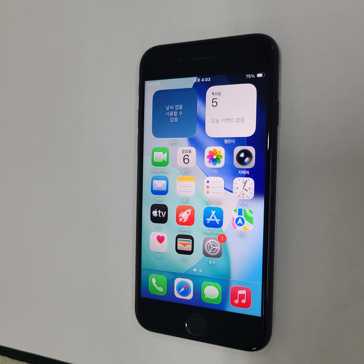 아이폰 SE3 미드나이트 128G 메인폰 210871 이미지