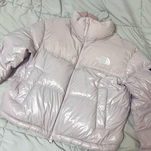 노스페이스 화이트 라벨 눕시 라이트핑크 M 숏패딩 이미지