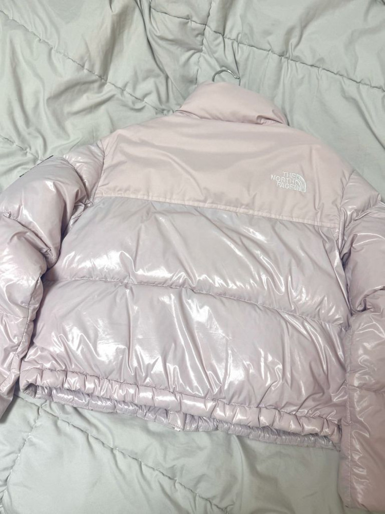 노스페이스 화이트 라벨 눕시 라이트핑크 M 숏패딩 이미지