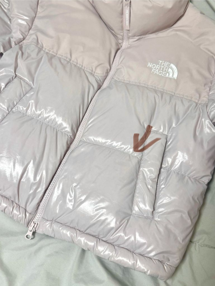 노스페이스 화이트 라벨 눕시 라이트핑크 M 숏패딩 이미지