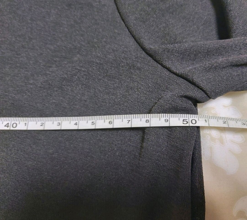 블랙 터틀넥 메쉬 탑 롱 슬리브 티셔츠 77사이즈 (새상품) 이미지