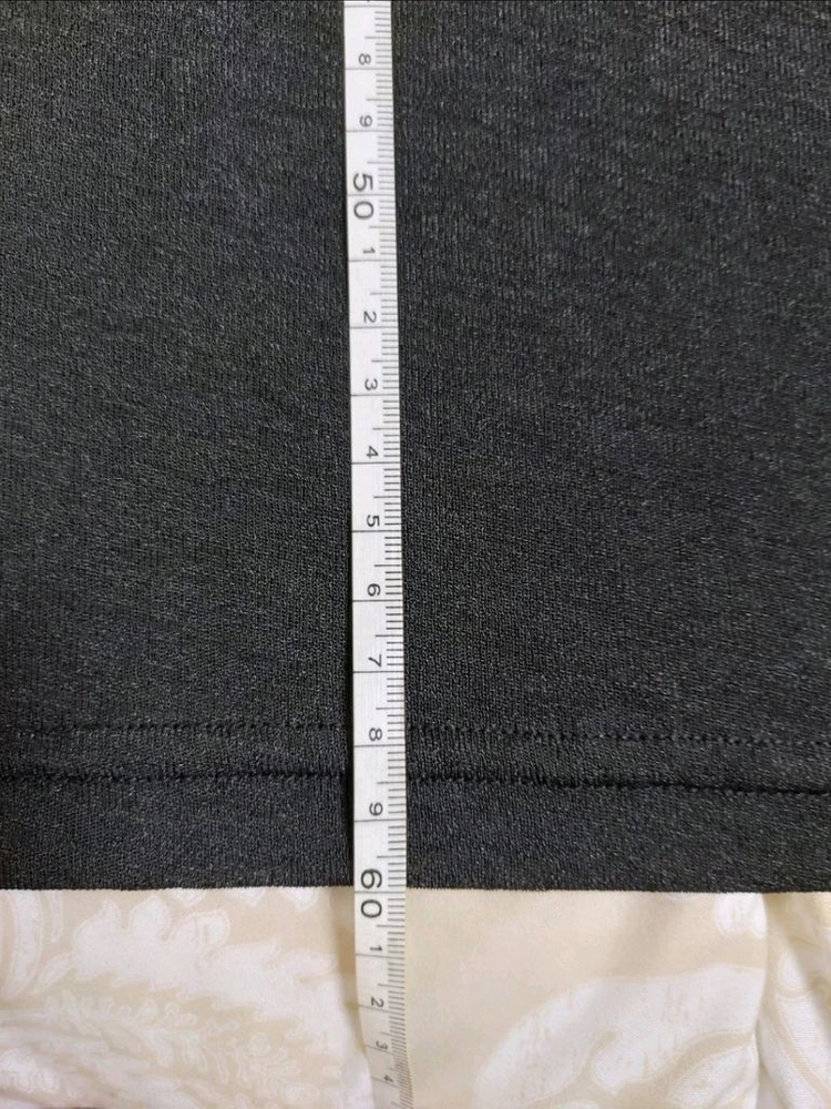 블랙 터틀넥 메쉬 탑 롱 슬리브 티셔츠 77사이즈 (새상품) 이미지