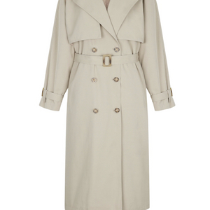 (새상품) 페일제이드 트렌치코트 롱 패딩 점퍼 베이지 (택O, 미개봉) 이미지