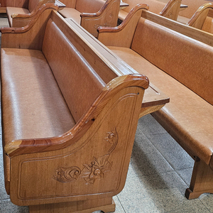 교회 장의자 무료 나눔 이미지