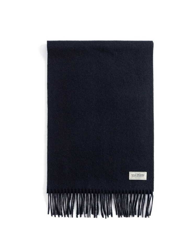 와일드브릭스 캐시미어 블렌드 머플러 네이비 이미지