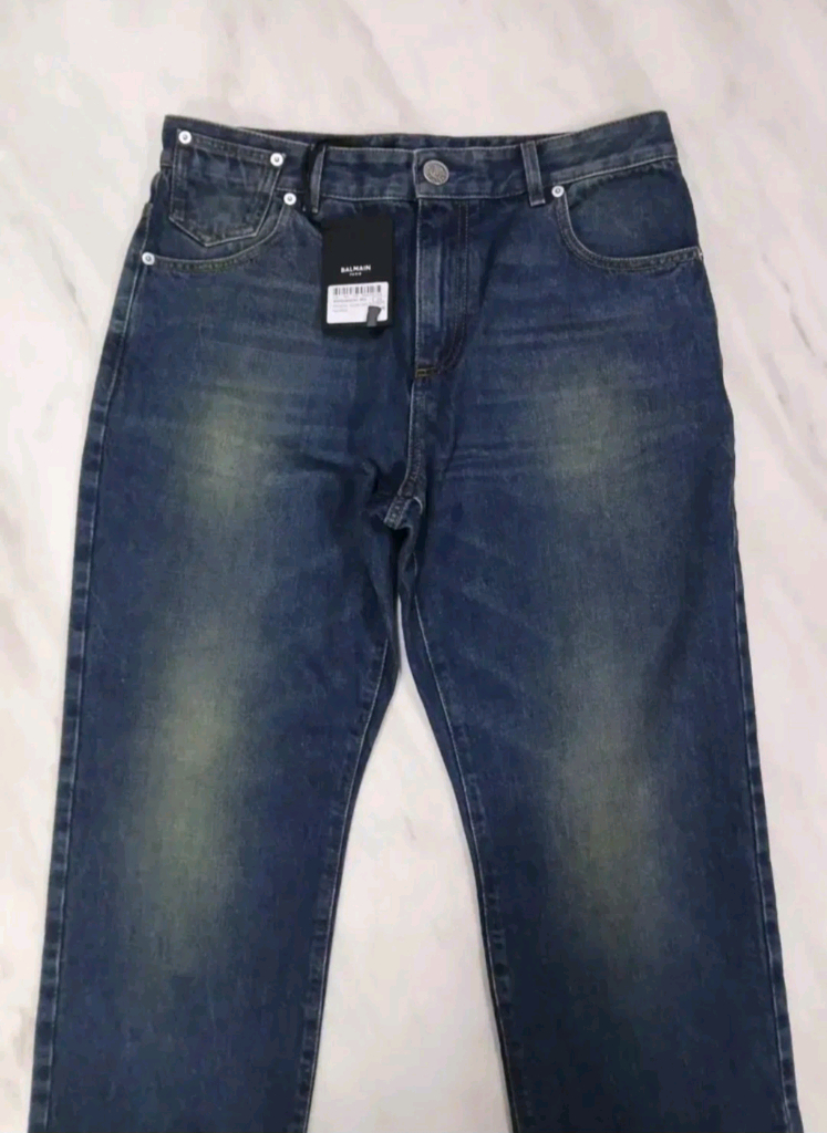 [정품 미사용 새상품] 발망 남성용 데님 청바지 바지 팬츠 32 인찌 아미리 루이비통 프라다 펜디 구찌 디올 샤넬 이미지