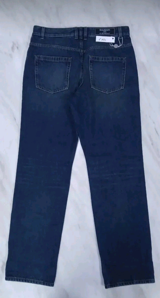 [정품 미사용 새상품] 발망 남성용 데님 청바지 바지 팬츠 32 인찌 아미리 루이비통 프라다 펜디 구찌 디올 샤넬 이미지