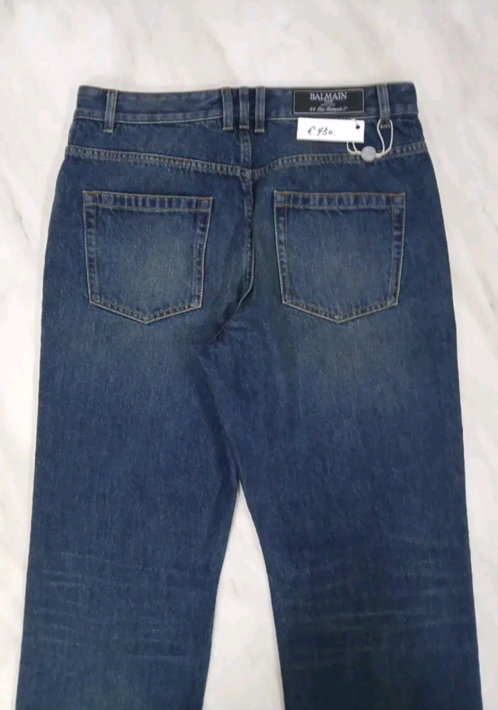 [정품 미사용 새상품] 발망 남성용 데님 청바지 바지 팬츠 32 인찌 아미리 루이비통 프라다 펜디 구찌 디올 샤넬 이미지