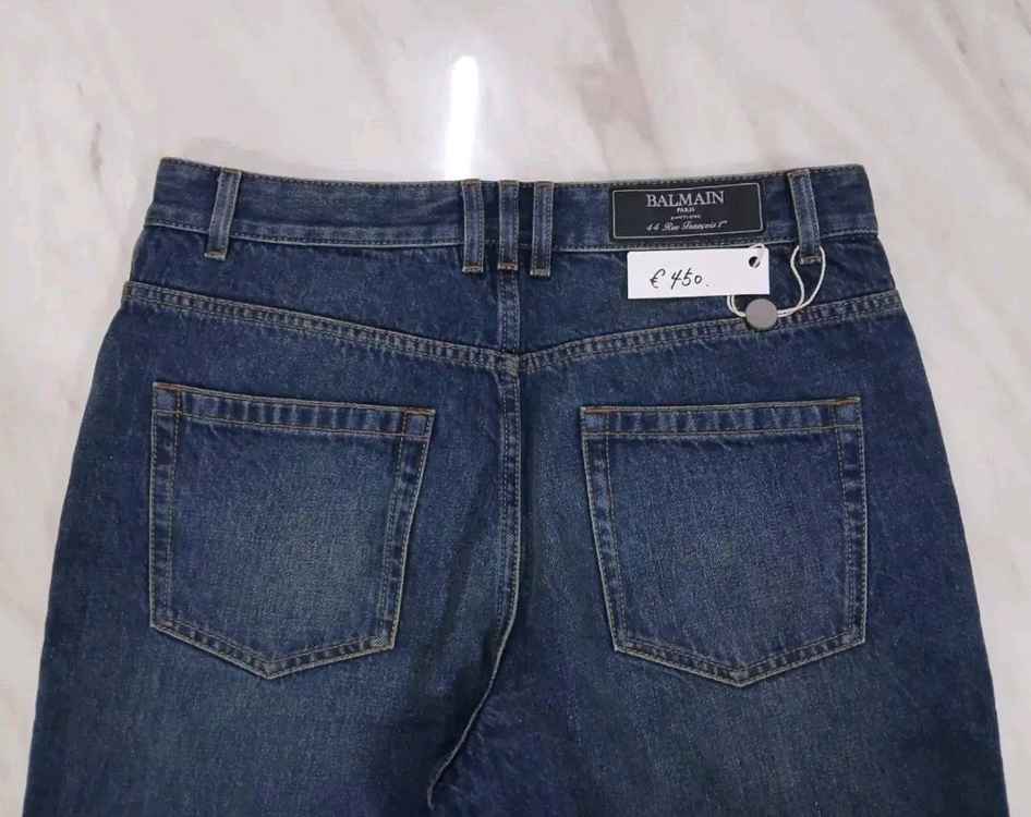 [정품 미사용 새상품] 발망 남성용 데님 청바지 바지 팬츠 32 인찌 아미리 루이비통 프라다 펜디 구찌 디올 샤넬 이미지