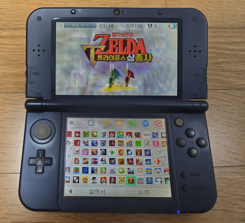 닌텐도 뉴 3DS XL < 상단 IPS > 판매합니다. - 256기가 이미지