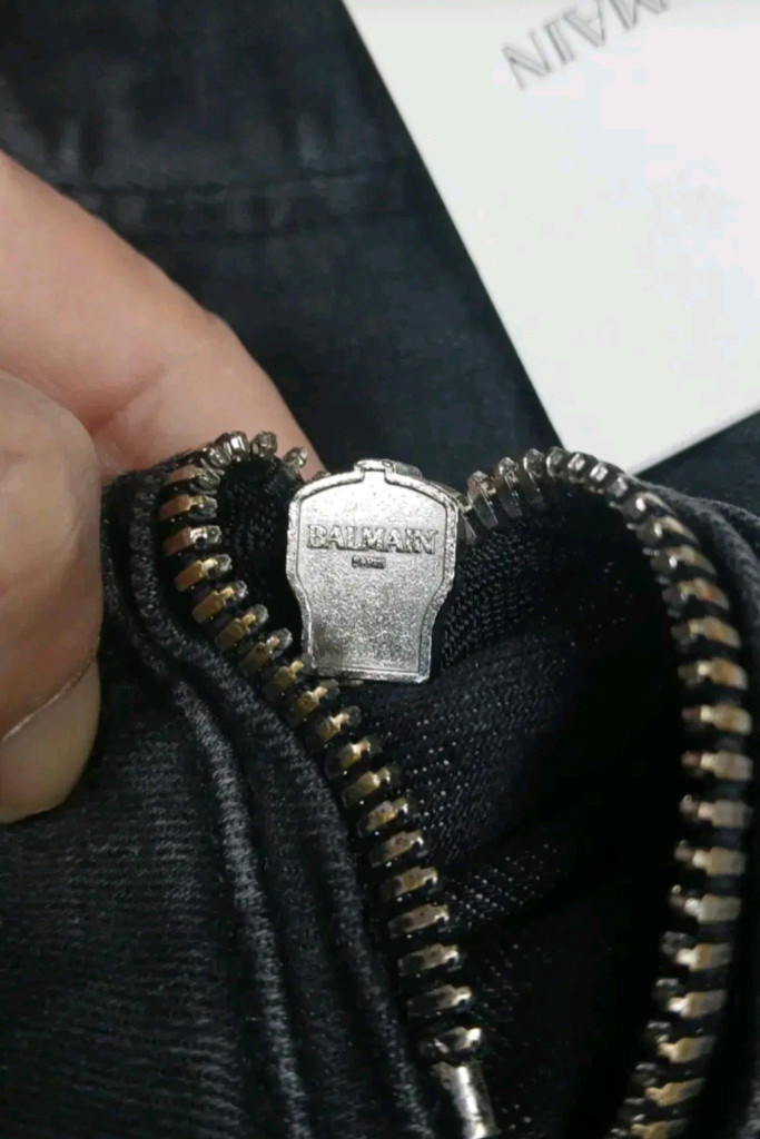 [정품 미사용 새상품] 발망 남성용 바이커진 청바지 바지 36 인찌 (아미리 디올 샤넬 구찌 펜디 프라다 루이비통) 이미지