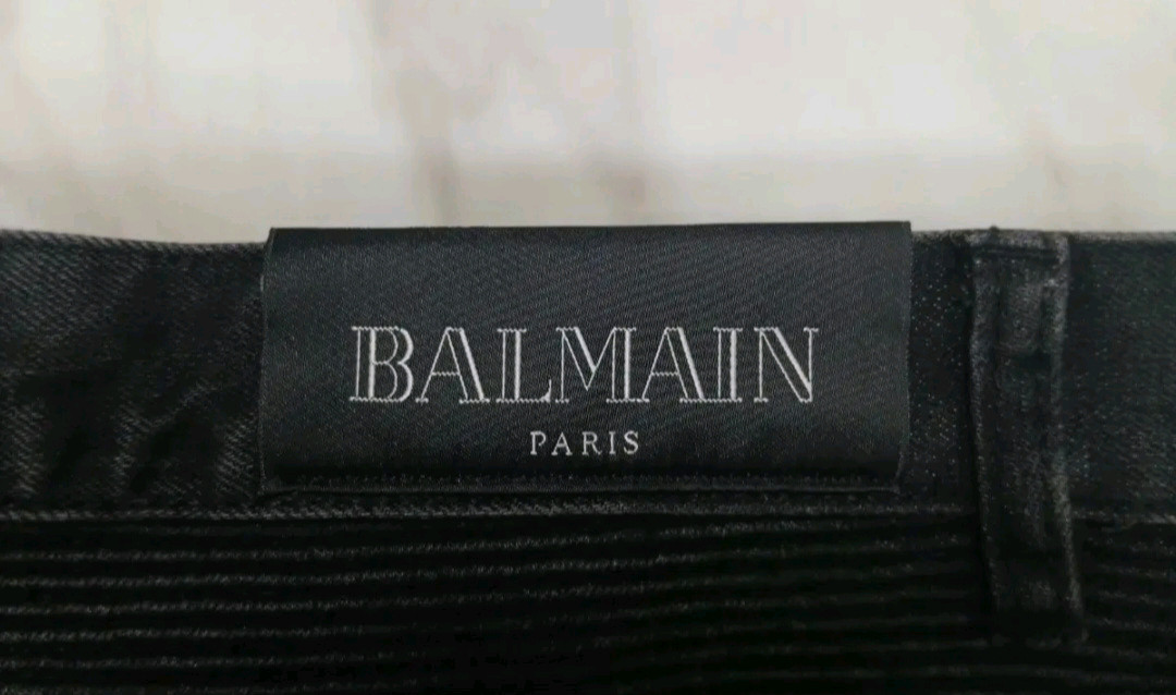 [정품 미사용 새상품] 발망 남성용 바이커진 청바지 바지 36 인찌 (아미리 디올 샤넬 구찌 펜디 프라다 루이비통) 이미지