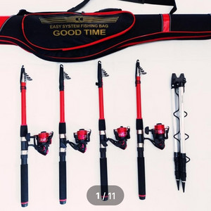 낚시가방+원투낚시대 3.4m 4대+4000번릴 4대외 이미지