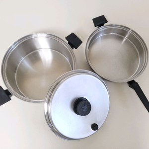 샐러드마스터 동급 Royal Prestige 통7중 티타늄스텐 코퍼구리냄비&프라이팬 세트 이미지