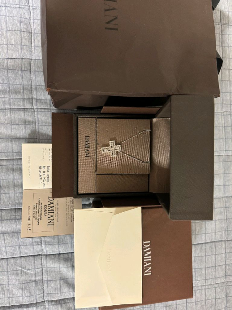 다미아니 벨에포크 화이트골드 라지 목걸이 이미지