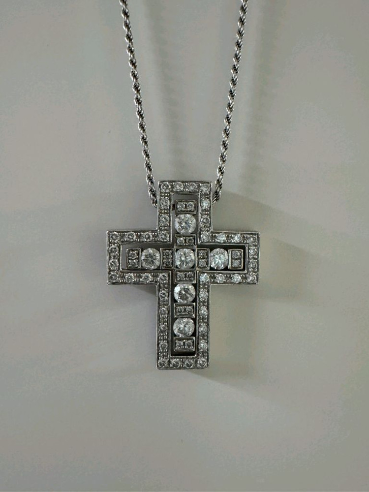 다미아니 벨에포크 화이트골드 라지 목걸이 이미지