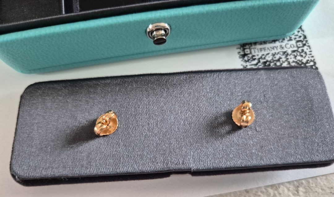 티파니앤코 엘사퍼레티 오픈하트 스터드이어링 로즈골드 11mm 이미지