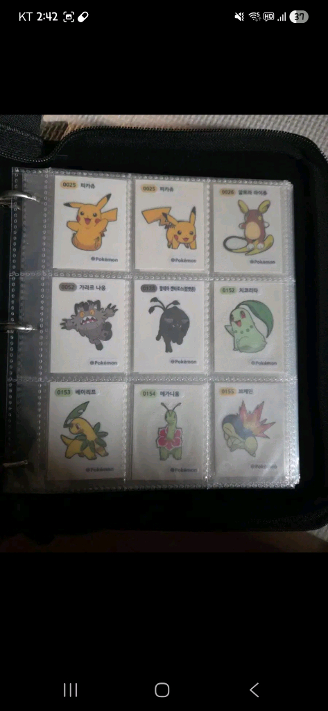 씰북포함 포켓몬 띠부씰 시즌3154종세트 이미지