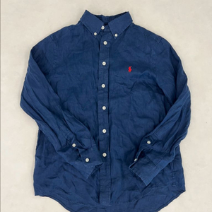 폴로 린넨 셔츠 보이즈 M (여성44가능) 이미지