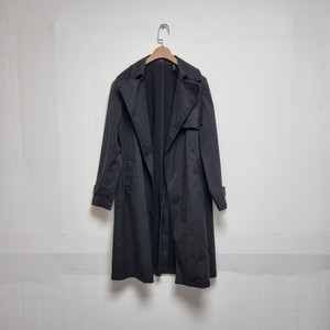 띠어리 여성용 오픈형 트렌치 코트 블랙 (S) 이미지