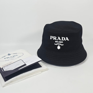 프라다 자수로고 코튼 버킷햇 ( M 58cm ) 이미지