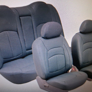 봉고3 더블캡 자동차 전용 인조가죽 씨트커버 진회색 6인승한대분 이미지