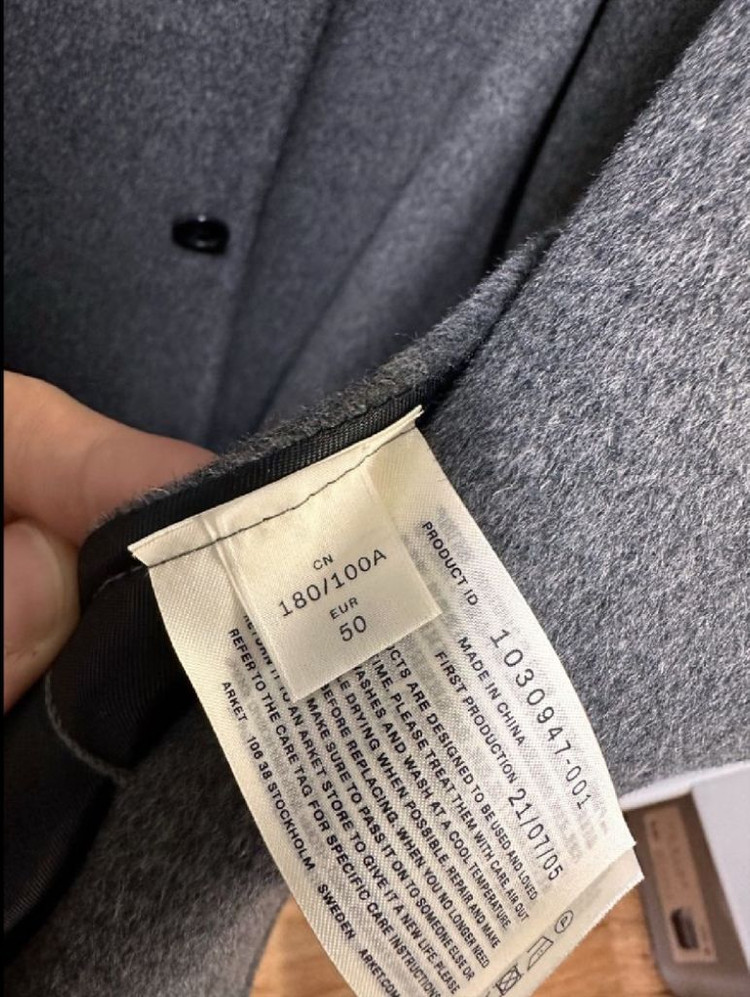 아르켓 더블페이스 울코트 ARKET DoubleFace Wool Coat 이미지